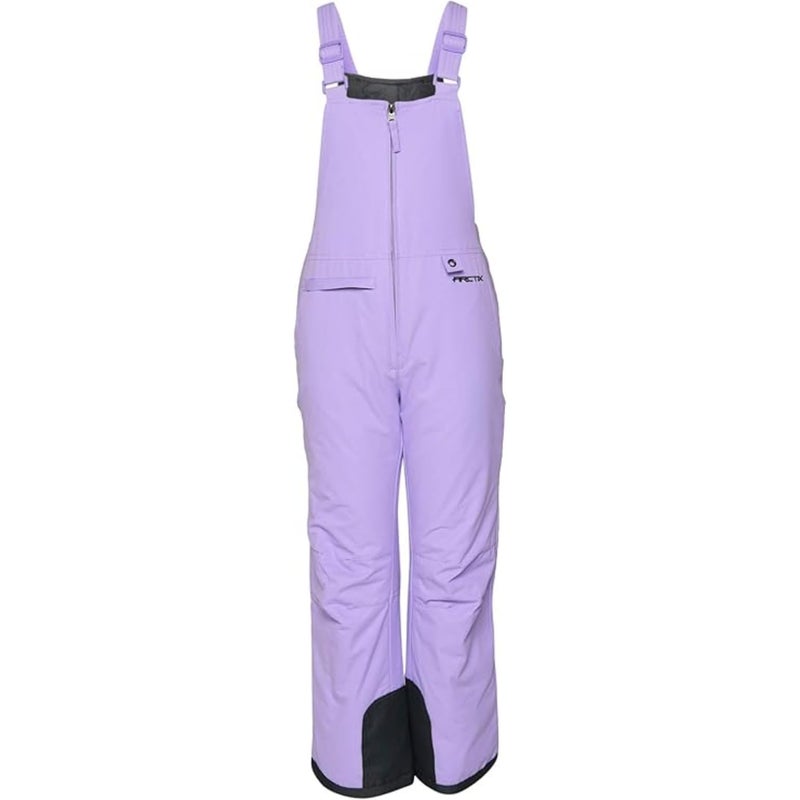 Arctix Kids Insulated Snow Bib Overalls, Lilac, Small - Image 1